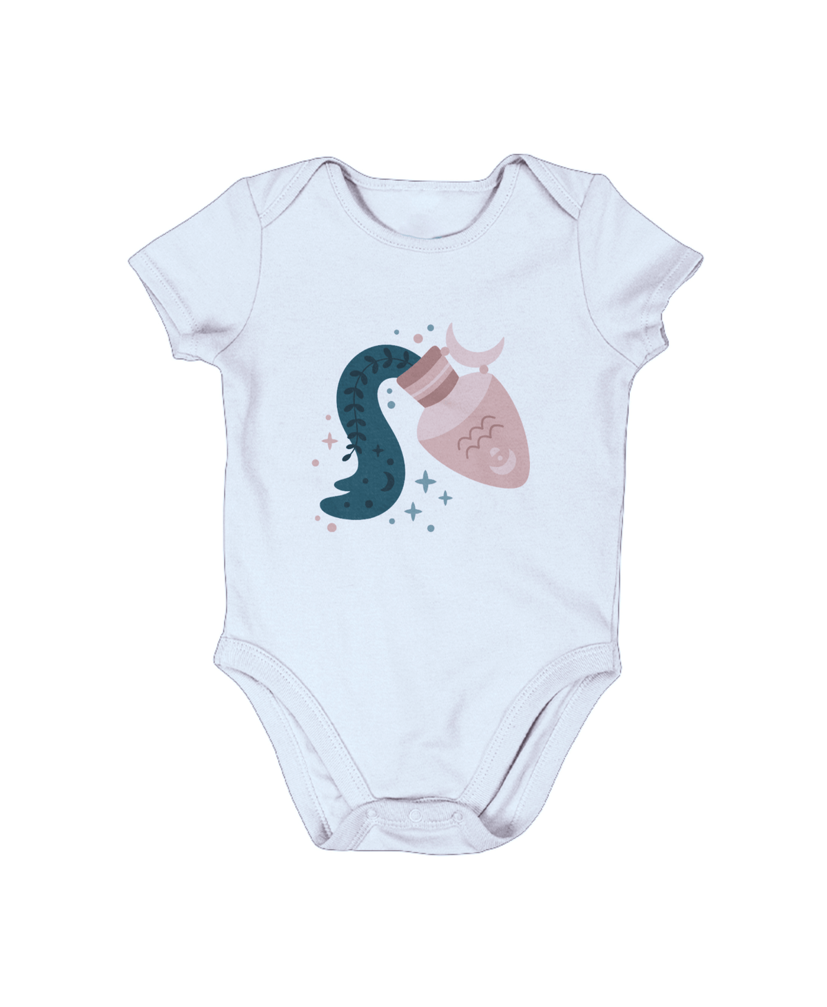 P / Branco BODY INFANTIL AQUÁRIO Signo