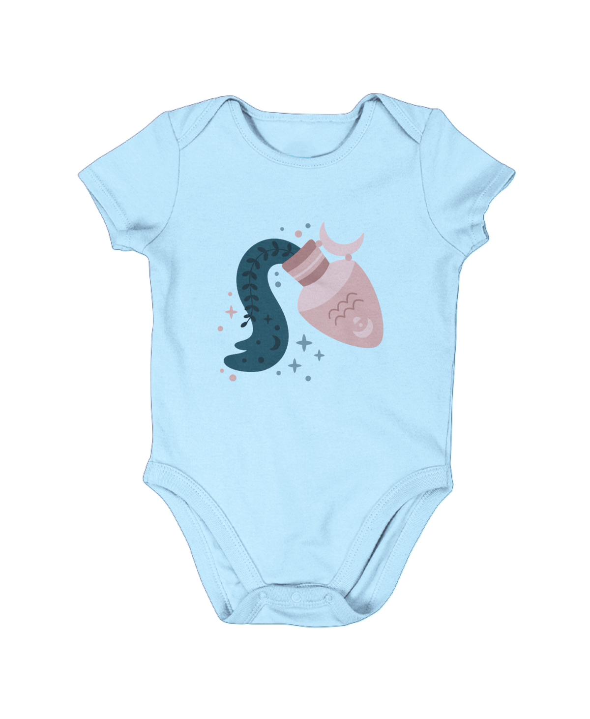 P / Azul BODY INFANTIL AQUÁRIO Signo